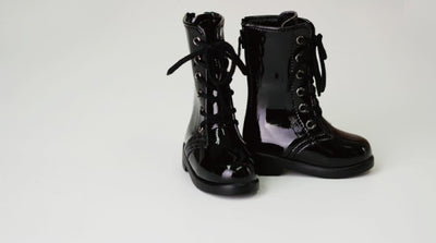 SHC-Laceup boots (Shiny Black) | Item in Stock | SHOES