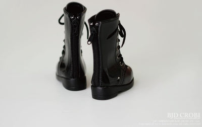 SHC-Laceup boots (Shiny Black) | Item in Stock | SHOES