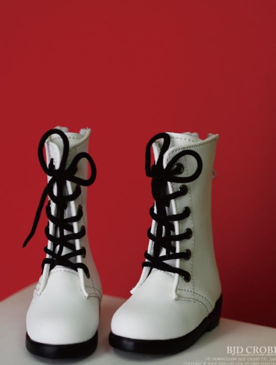 SHC Laceup boots (White) | Item in Stock | SHOES