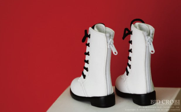 SHC Laceup boots (White) | Item in Stock | SHOES