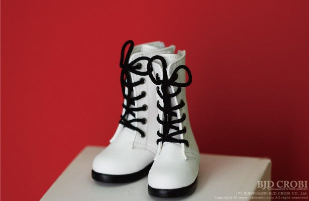 SHC Laceup boots (White) | Item in Stock | SHOES