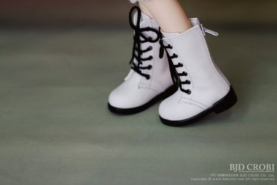 SHC Laceup boots (White) | Item in Stock | SHOES