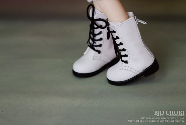 SHC Laceup boots (White) | Item in Stock | SHOES