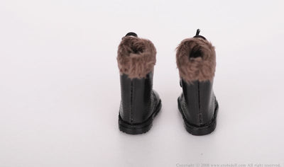 SHT-Fur Boots (Black) | Item in Stock | SHOES