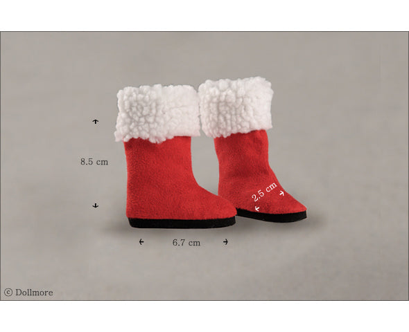 MSD - Christmas St Boots (Red) [50% OFF] | Item in Stock | SHOES